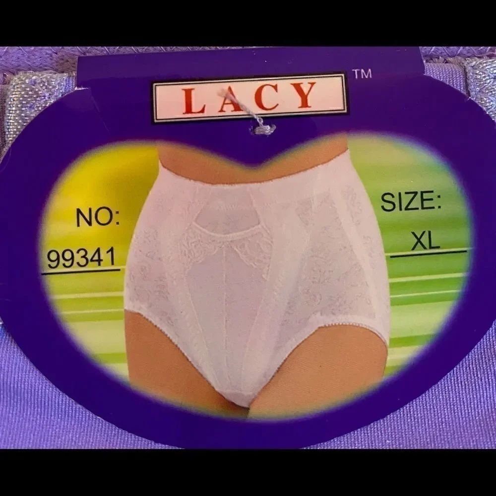 Lacy assorted embroidery floral design panties XL